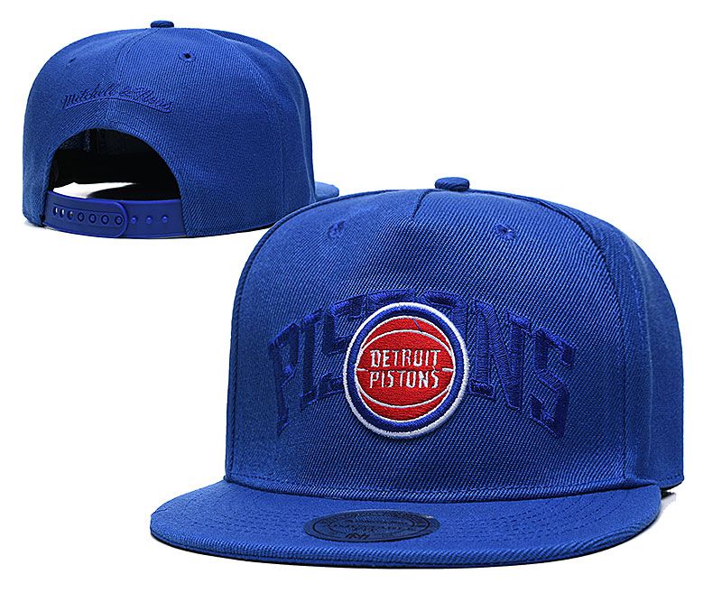 2021 NBA Detroit Pistons Hat TX326->mlb hats->Sports Caps